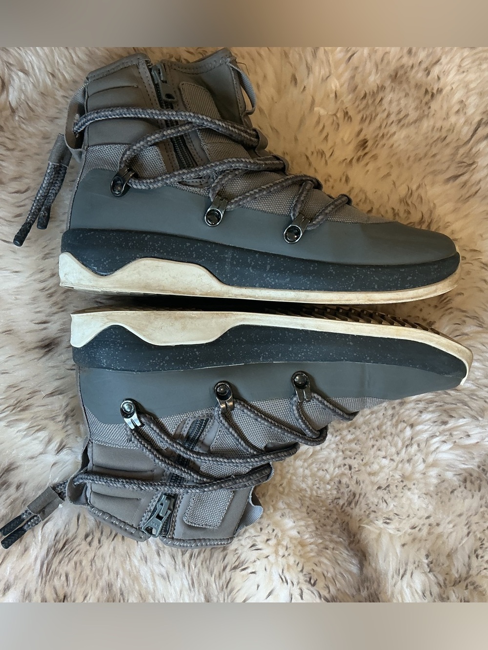 Skye The Stnley Raincity Grey Unisex Boots M6/W7.5 - Picture 3 of 7